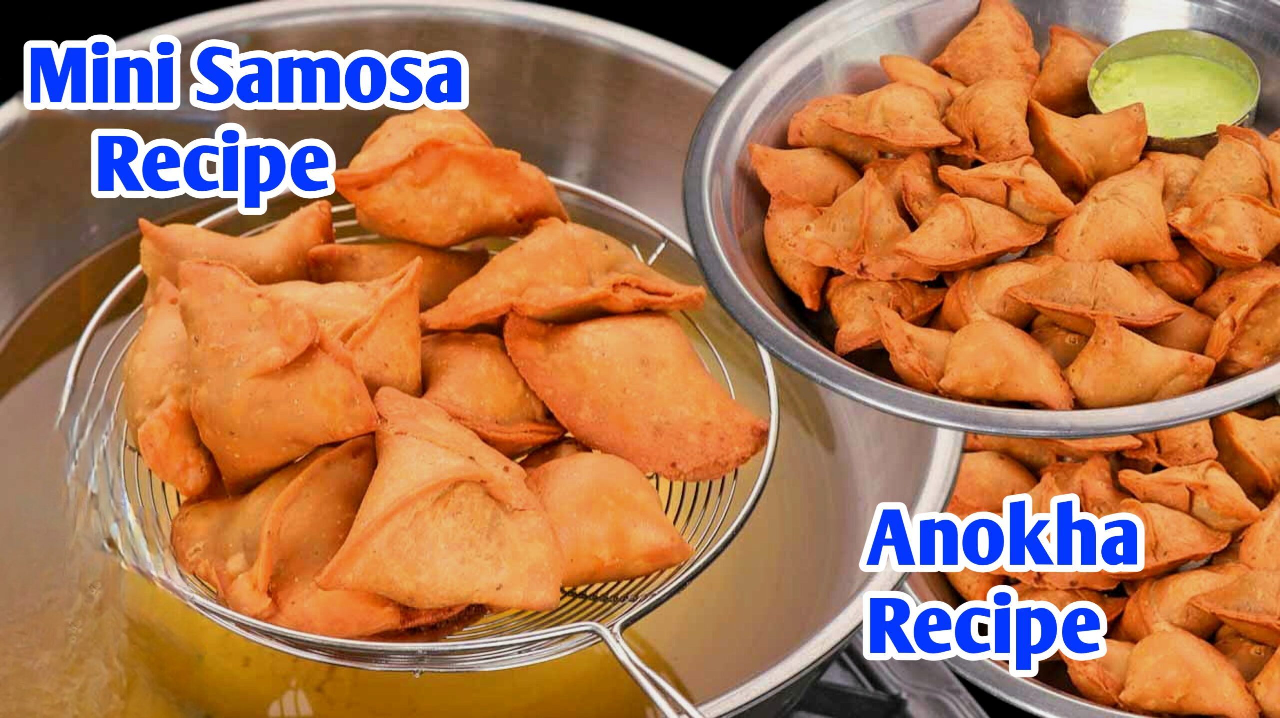 Easy Mini Samosa Recipe At Home Indian Style घर पर झटपट बनने वाली अनोखी मिनी समोसा रेसिपी बिल्कुल आसान