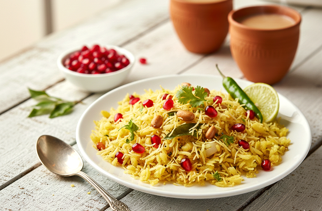 Poha Recipe in Hindi | 10 मिनट में Easy & Healthy नाश्ता पोहा रेसिपी 