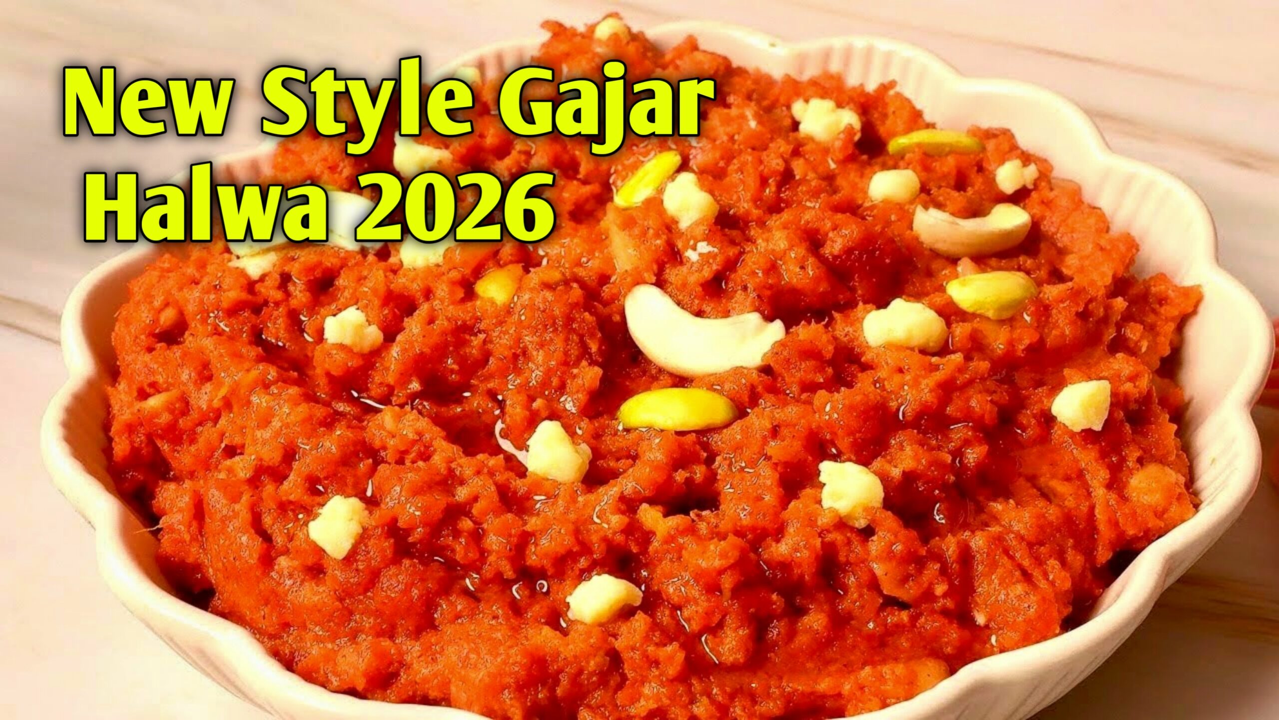 Indian New Style Gajar Halwa Recipe 2026 नये साल पर बनाए गाजर का स्वादिष्ट हलवा