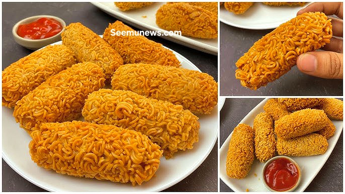 Cheesy Crispy Maggi Aloo Roll Recipe – घर पर बनाएं Easy, Super Quick & Delicious Snack